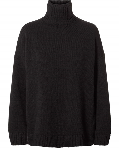 GAI + LISVA MANDIE LAMBSWOOL JUMPER BLACK